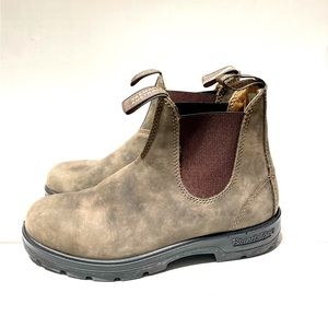 Blundstone 585 Rustic Brown Chelsea Boots US Size 7W 5M AU/UK Size 4